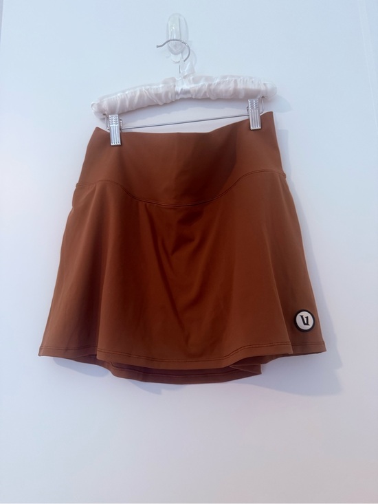 Vuori Dresses & Skirts - Vuori Rust Brown Circle Skater Skirt